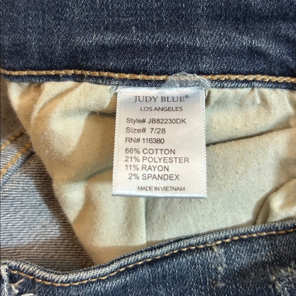 Judy Blue | denim jeans skinny fit 7/28 7 28 - Picture 5 of 5